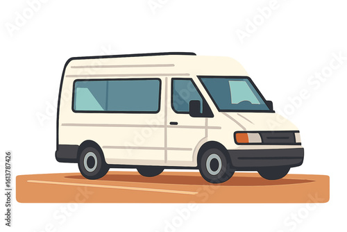 Traditional Thai public transportation symbolized by a tuk tuk car line icon