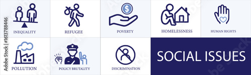 Addressing Global Social Issues: A Comprehensive Guide to Inequality, Refugees, Poverty, Homelessness, Human Rights, Pollution, Policy Brutality, and Discrimination