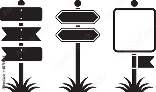 Signpost and Directional Icons Collection