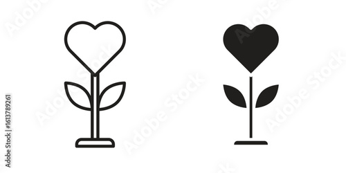 Gratitude icon vector editable. black vectors set