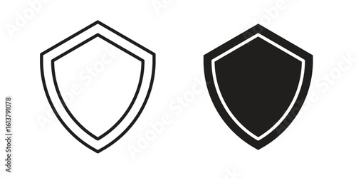 Durable icon vector editable. black vectors set