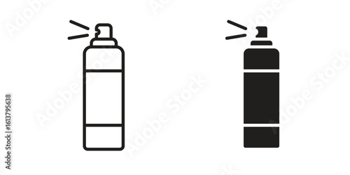 Air freshener icon vector editable. black vectors set