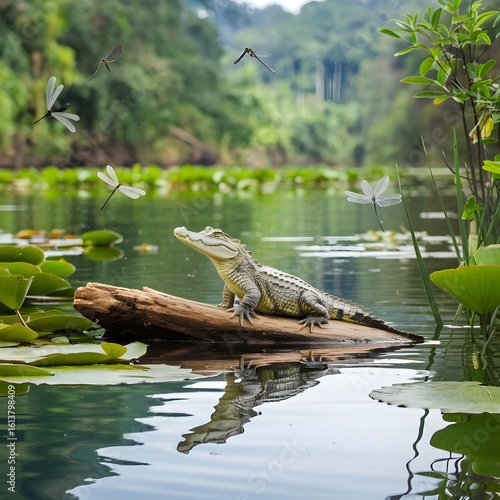 crocodile, alligator, beautiful crocodile photos