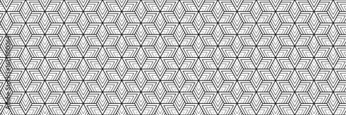 horizontal seamless black blended diamond shape pattern on white for design and background.