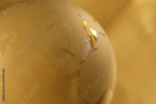 Abstract gold textured back...