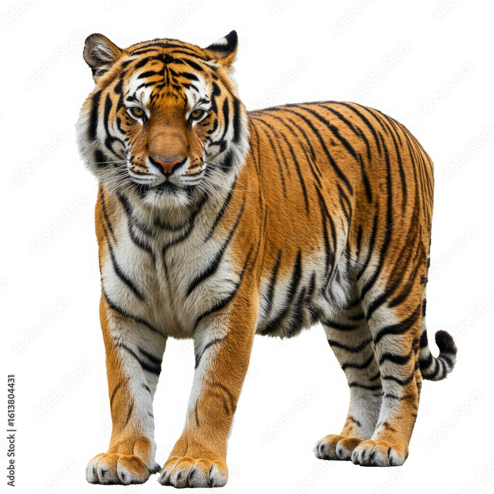 tiger isolated on white background tiger isolated on white background