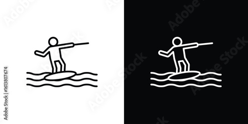 Wakeboarding icon