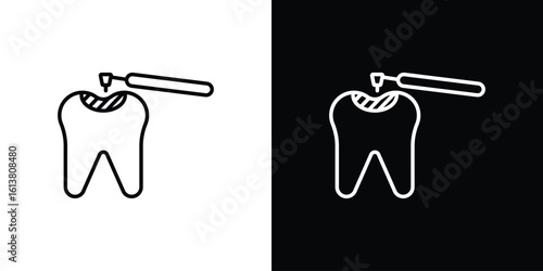Tooth filling icon