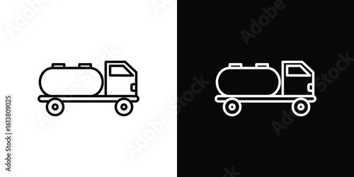 Tank truck icon