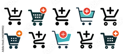 Flat Minimal Plus Icon – Add Symbol Vector for UI, Web, and Apps
