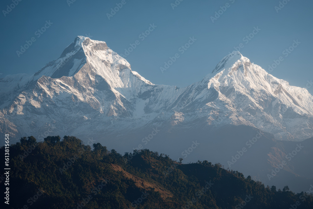 Fototapeta premium capture breathtaking majesty of worlds top mountains highlighting their stunning beauty and unique geological