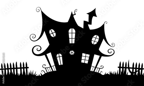 spooky halloween castle