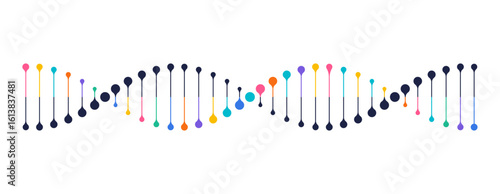 DNA icon isolated on white background