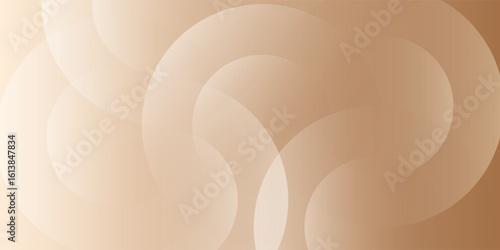Elegant abstract background with overlapping translucent circles in beige tones, ideal for minimalist designs.