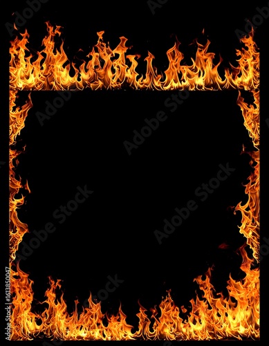 Fiery Frame Border