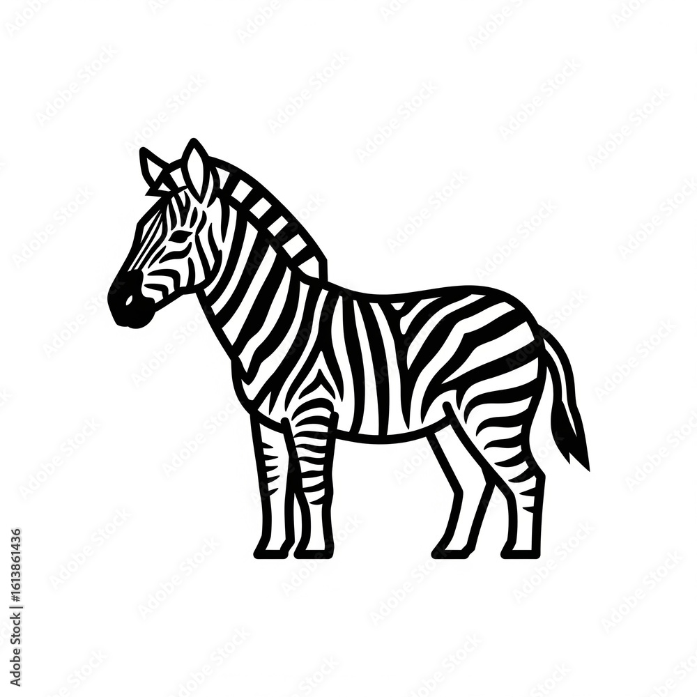 Obraz premium zebra vector illustration
