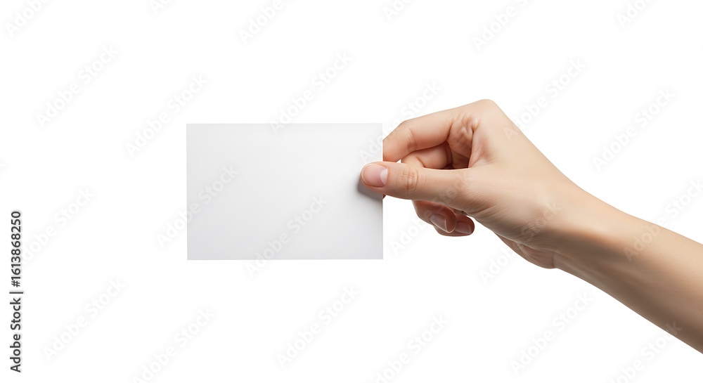 Hand Holding Card Hand Holding Card