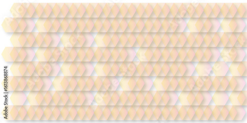Gold Hexagon Grid Pattern, Seamless White Background, Abstract Geometric Design, High-Resolution Image, honeycomb cells of cardboard stiffening rib background Abstract background of colorful lag