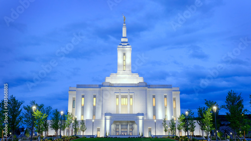 Foto Pocatello Idaho Temple LDS Mormon Church of Jesus Christ Religion Sacred