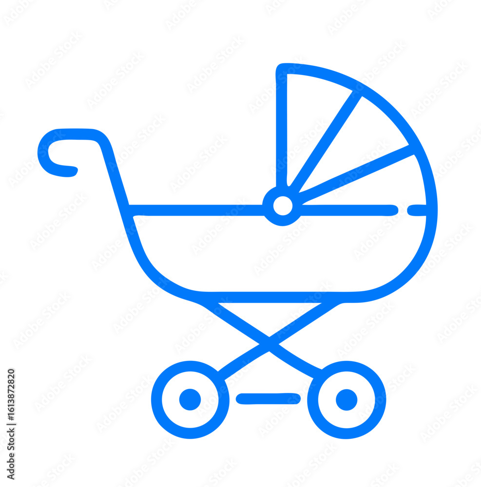 Baby Stroller Icon Baby Stroller Icon