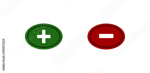 Basic mathematical symbol. Plus and minus icon set. Math symbol. Multiply icon. Equals symbol, division symbol, Calculator button, math icon set arithmetic plus minus
