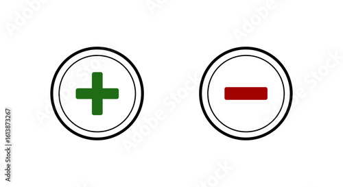 Basic mathematical symbol. Plus and minus icon set. Math symbol. Multiply icon. Equals symbol, division symbol, Calculator button, math icon set arithmetic plus minus