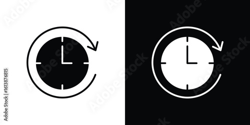 Wait time icon. graphic design vector symbols pack