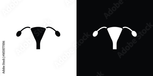 Uterus icon. graphic design vector symbols pack