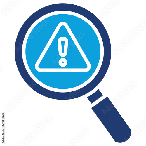 Identification Flat Blue Icon