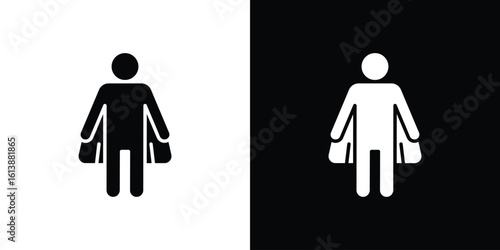 Hero icon. graphic design vector symbols pack