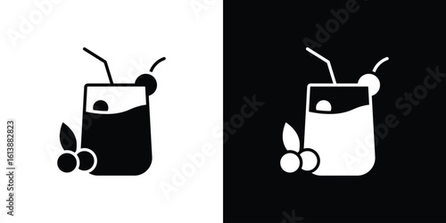 Fresh smoothie icon. graphic design vector symbols pack