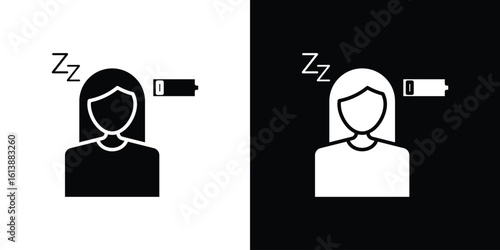 Fatigue icon. graphic design vector symbols pack