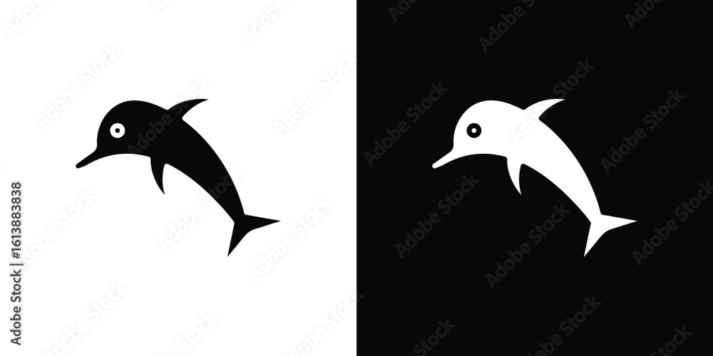 Fototapeta premium Dolphin icon. graphic design vector symbols pack