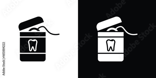 Dental floss icon. graphic design vector symbols pack