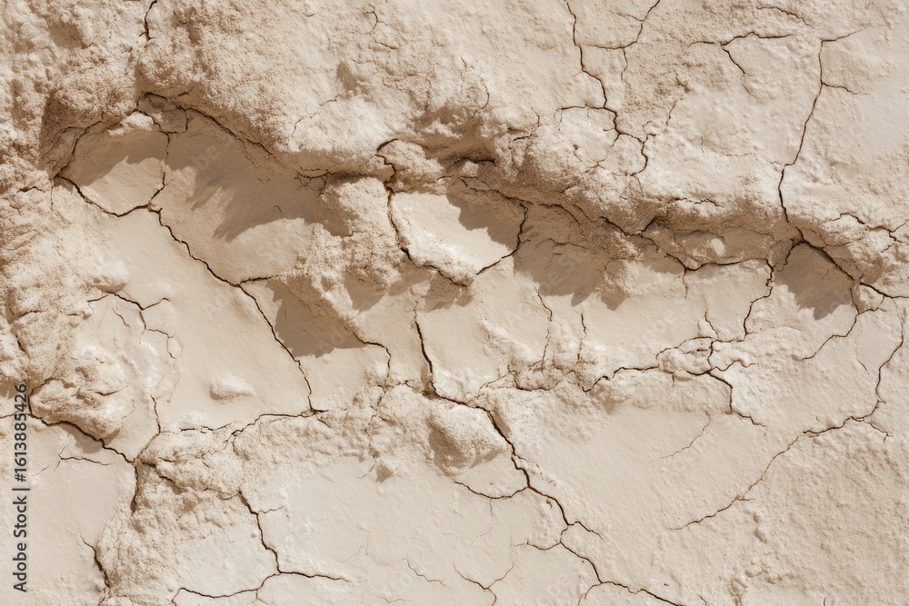 Fototapeta premium A rock with cracks and holes in it