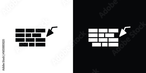 Brickwork icon. graphic design vector symbols pack