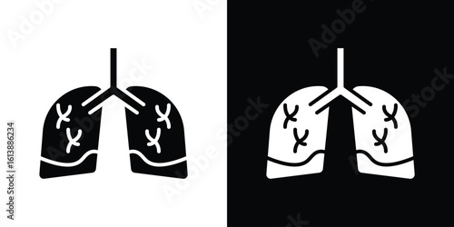Asthma icon. graphic design vector symbols pack