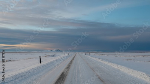 Empty Road Extending to Horizon Collection - Journey and Adventure Concepts