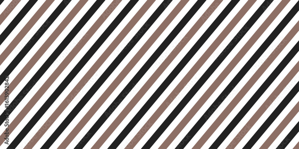 Obraz premium Brown and black oblique line pattern. seamless pattern. tile background Decorative elements, floor tiles, wall tiles, gift wrapping, decorating paper.