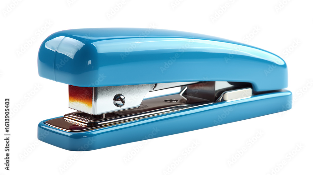 Modern Light Blue Stapler on White Background
Modern Light Blue Stapler on White Background