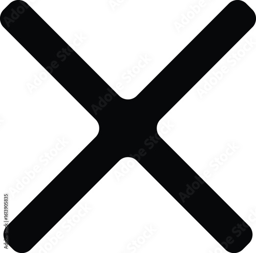 vector illustration of a cross