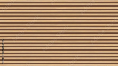 Wood texture with horizontal planks. Wooden panel wall background. Brown stripes pattern of natural wood grain. Wooden planks cover. Parquet board surface. Oak floor. Vector EPS10