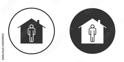 Tenant icon. sign designs. solid pictogram