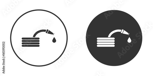Hose icon. sign designs. solid pictogram