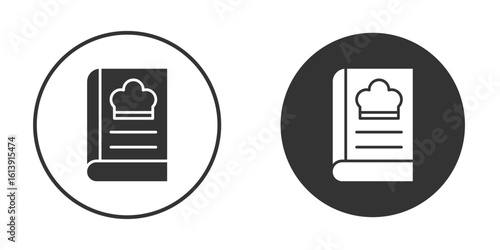 Cookbook icon. sign designs. solid pictogram