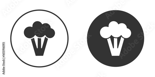 Cauliflower icon. sign designs. solid pictogram