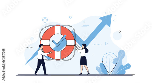 Business growth support enhancing team collaboration for peak performance and financial success