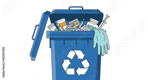 Proper disposal of unused and expired medicines promoting public health and environmental safety practices