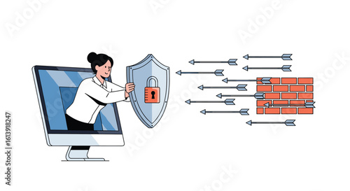 Cyber defense system protecting computer network against incoming cyber attacks and threats