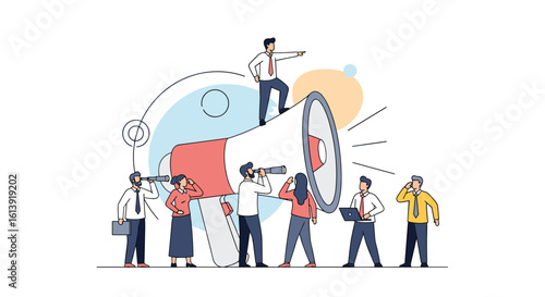 Team amplifying important messages across diverse platforms building strong community connections for business growth